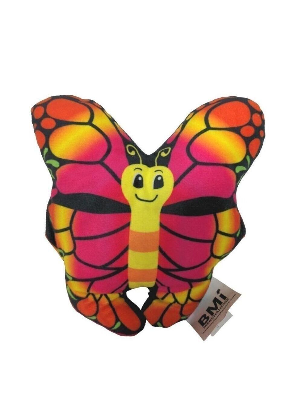 BMI Merchandise Butterfly Plush Stuffed Animal 7 Inch